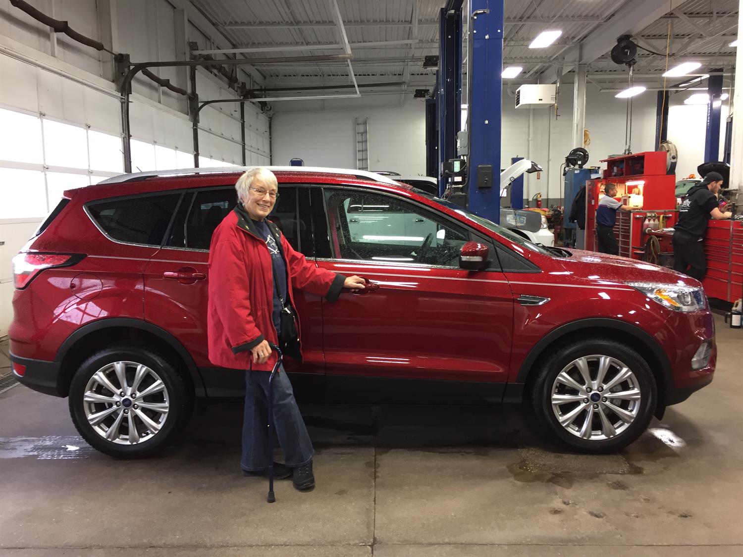 Awesome! Congratulations to MARILYN on your new 2017 Ford